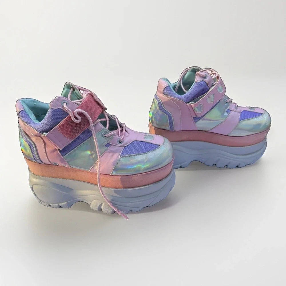 Sugar Thrillz Dolls Kill Chunky Platform Sneakers Fairywalker Size 9 Festival
